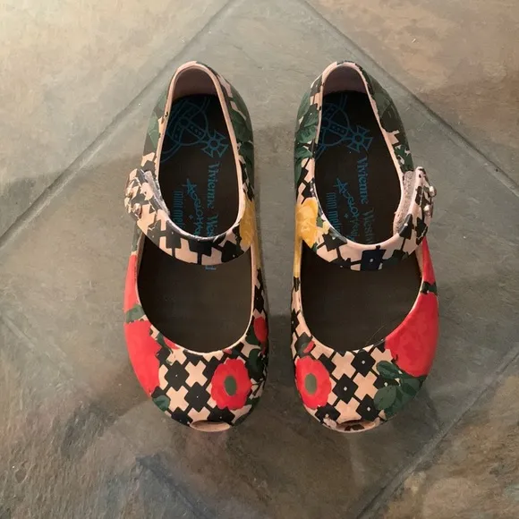🔥1/2 of Summer Sale!🔥 Vivienne Westwood ANGLOMANIA   mini melissa Mary Janes