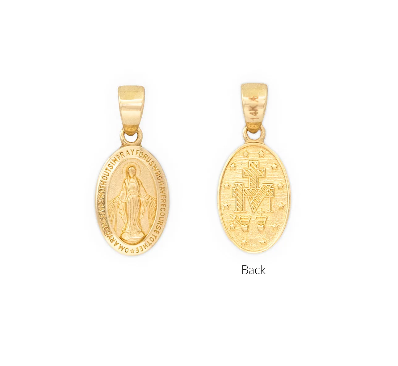 12mm Oval Miraculous Medal