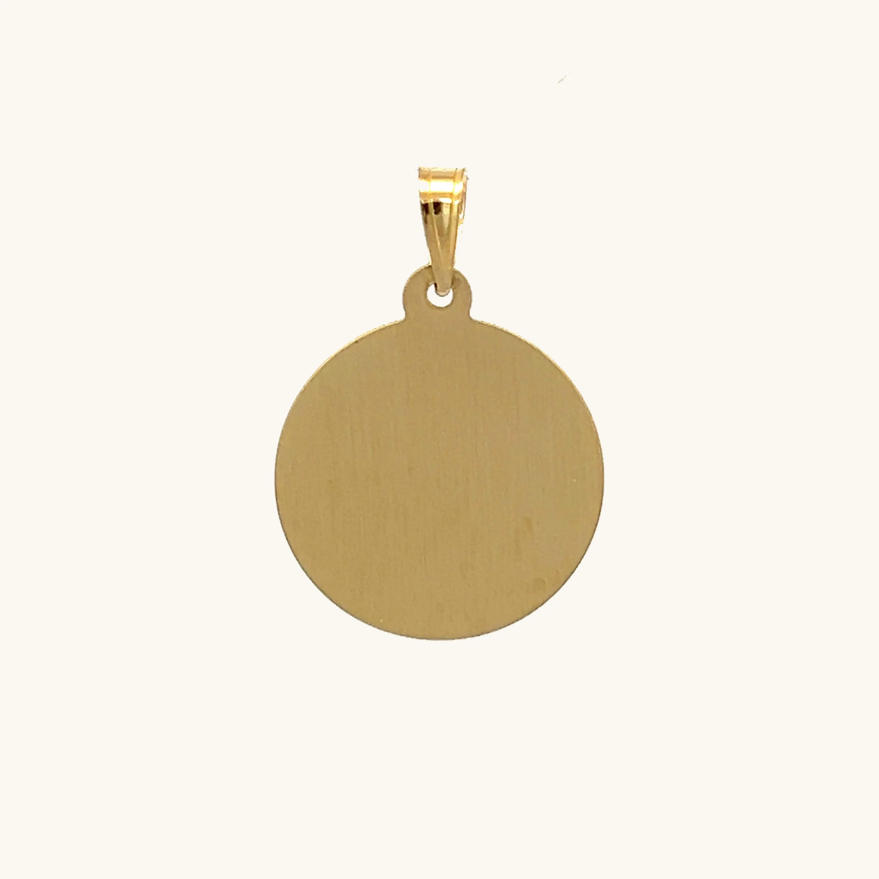 14K GOLD MIRACULOUS HALO MEDAL | ROUND