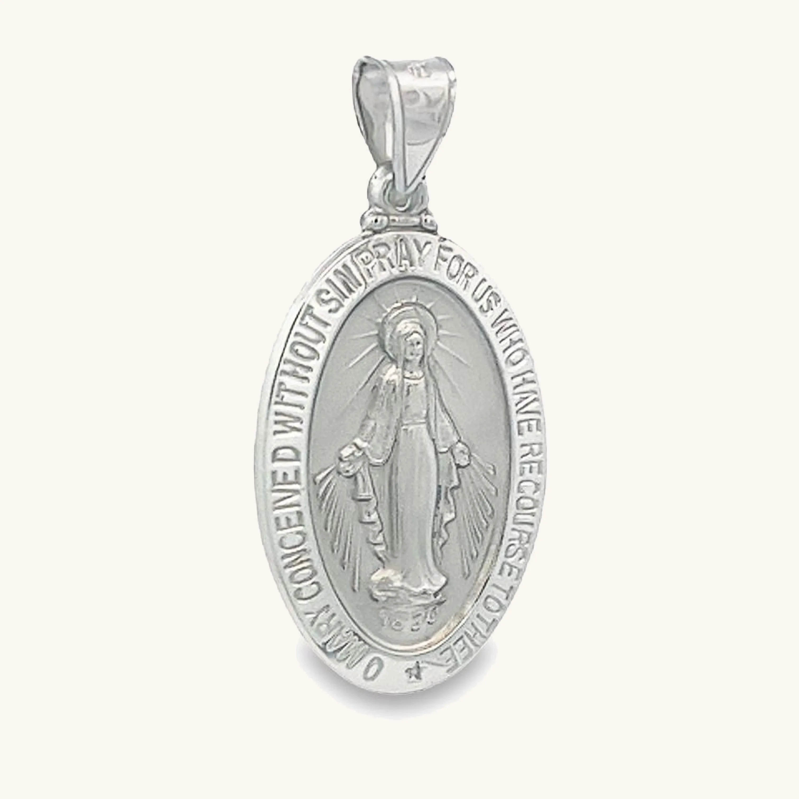 14K GOLD MIRACULOUS MEDAL | OVAL