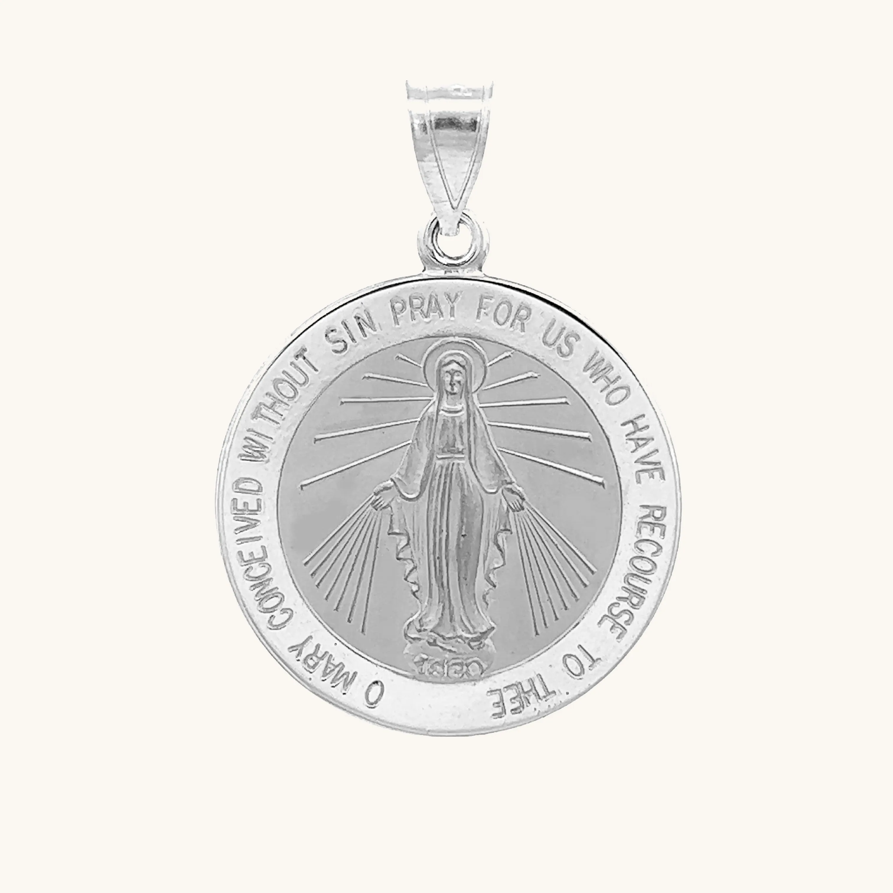 14K GOLD MIRACULOUS MEDAL | ROUND