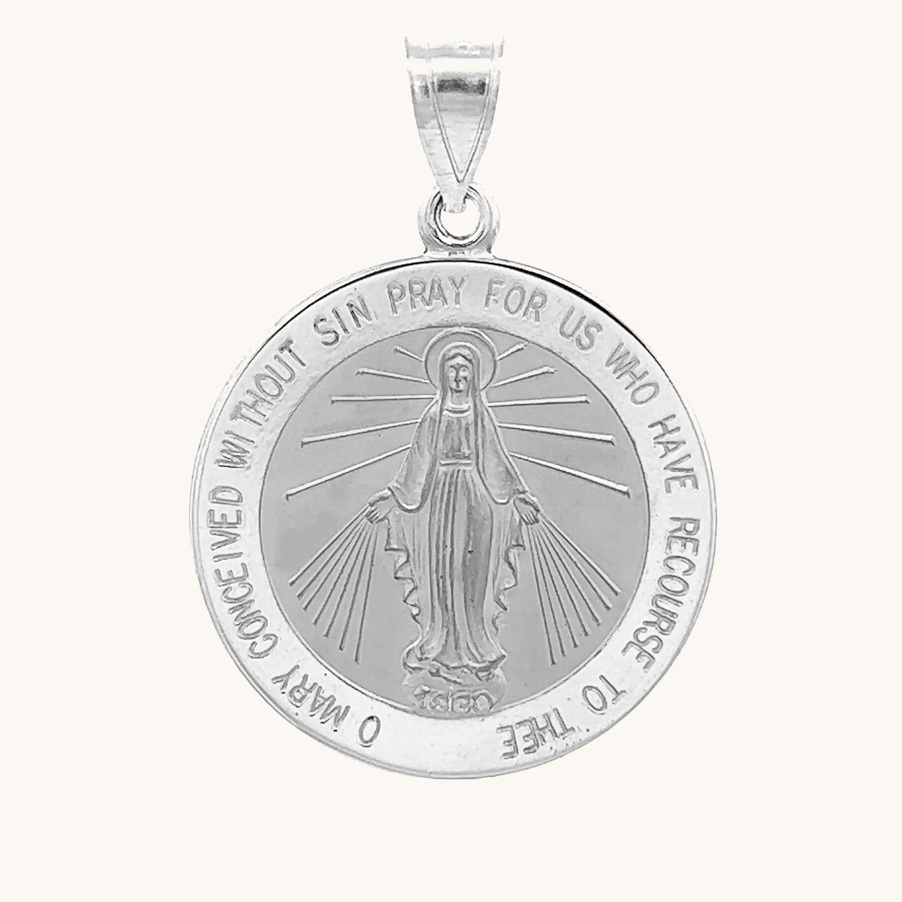 14K GOLD MIRACULOUS MEDAL | ROUND