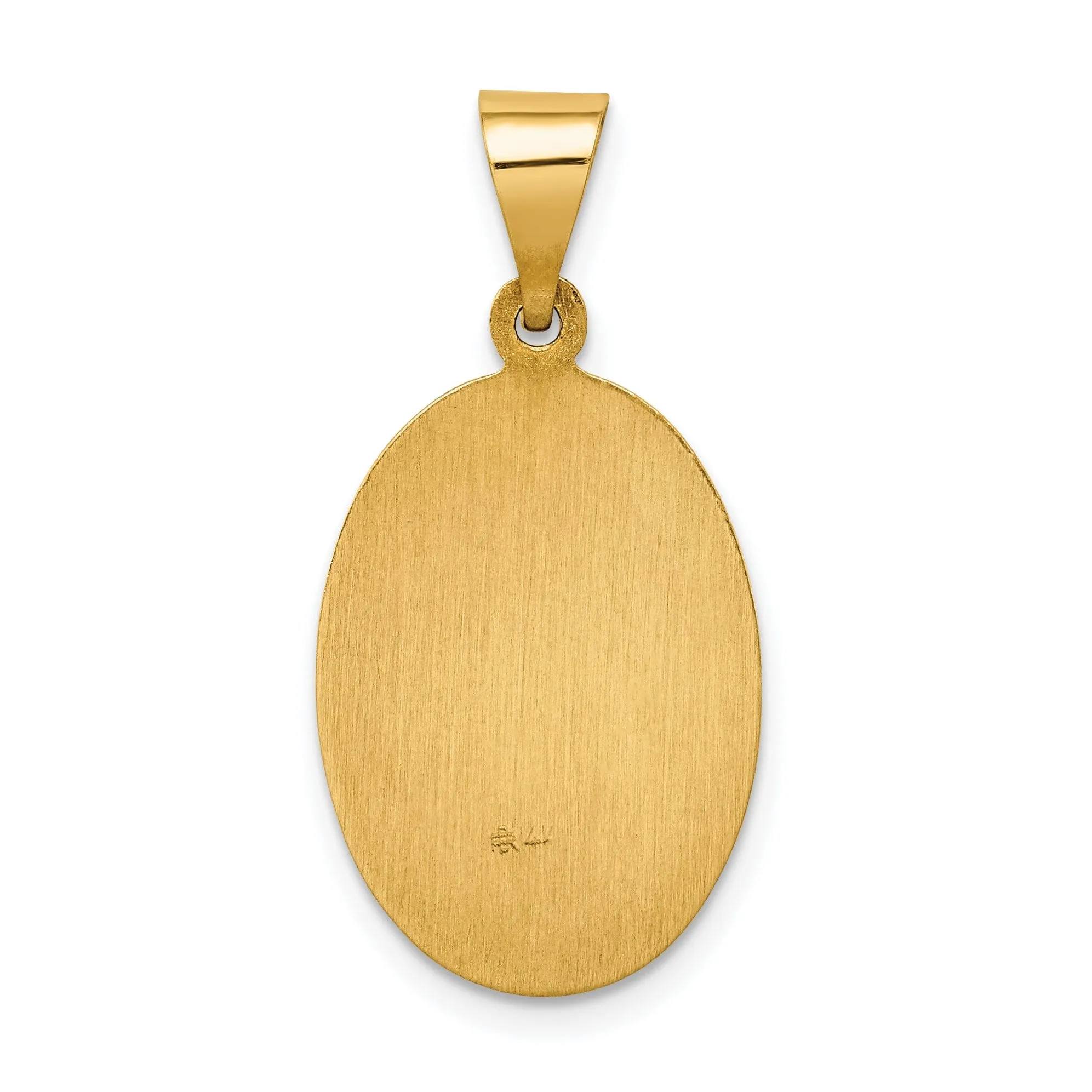 14k Yellow Gold Lady of Guadalupe Medal
