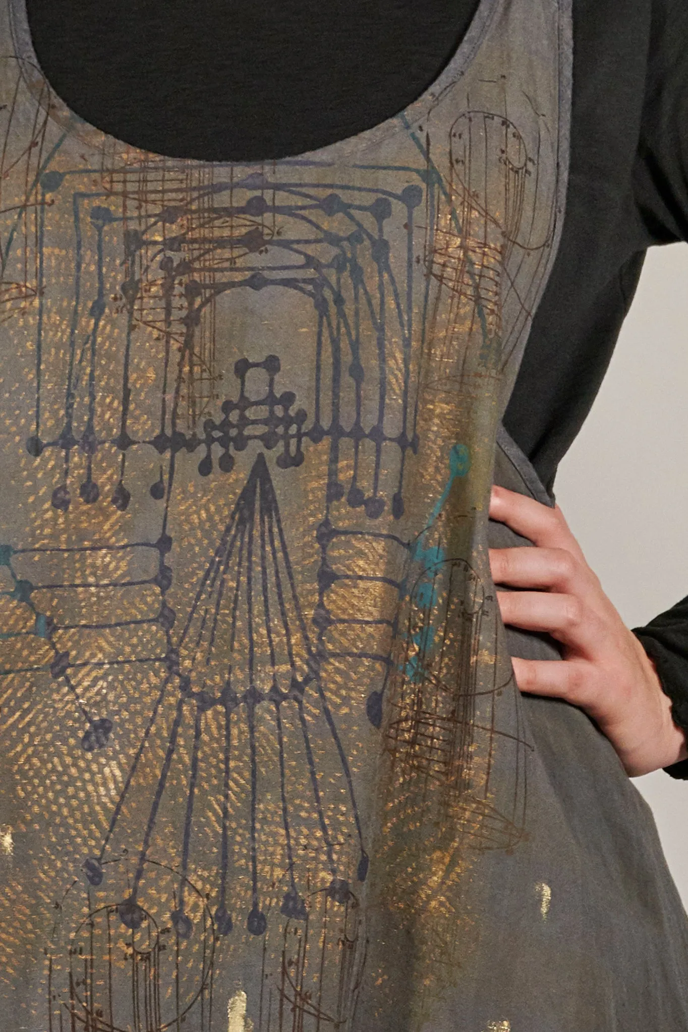 6182 Nouveau Lace Trim Shift Graycious-Nouveau Constellations