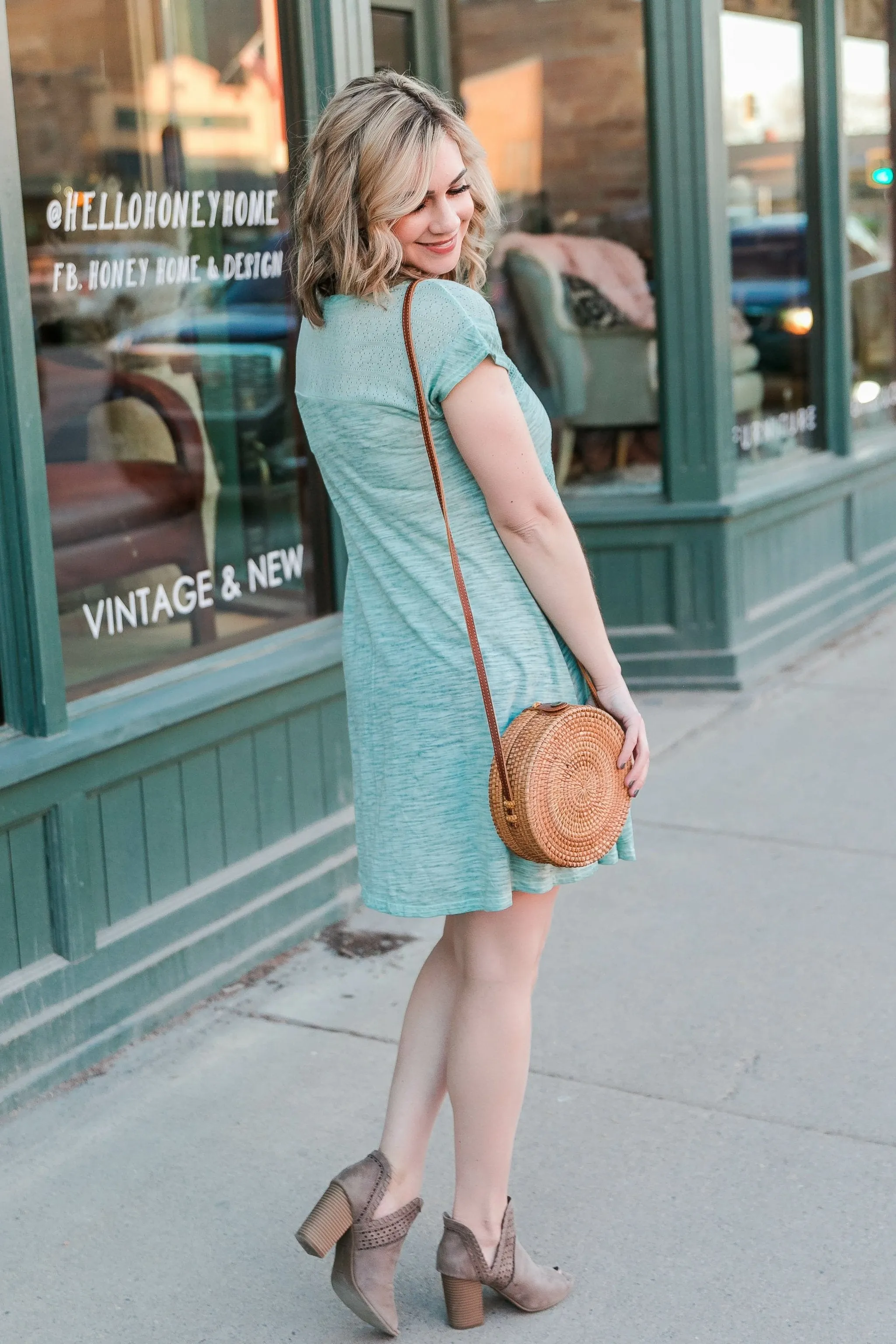 A Little Hint Of Mint Dress