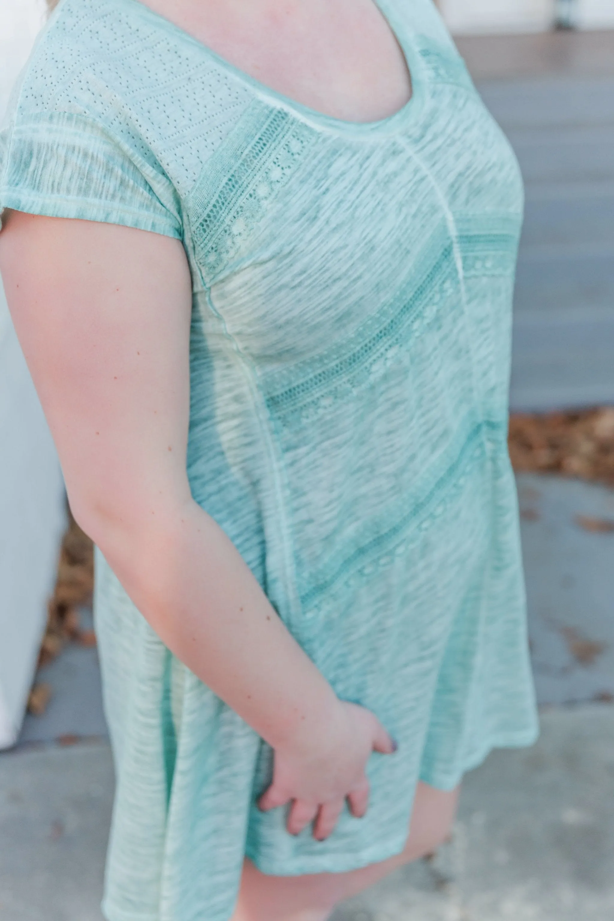 A Little Hint Of Mint Dress
