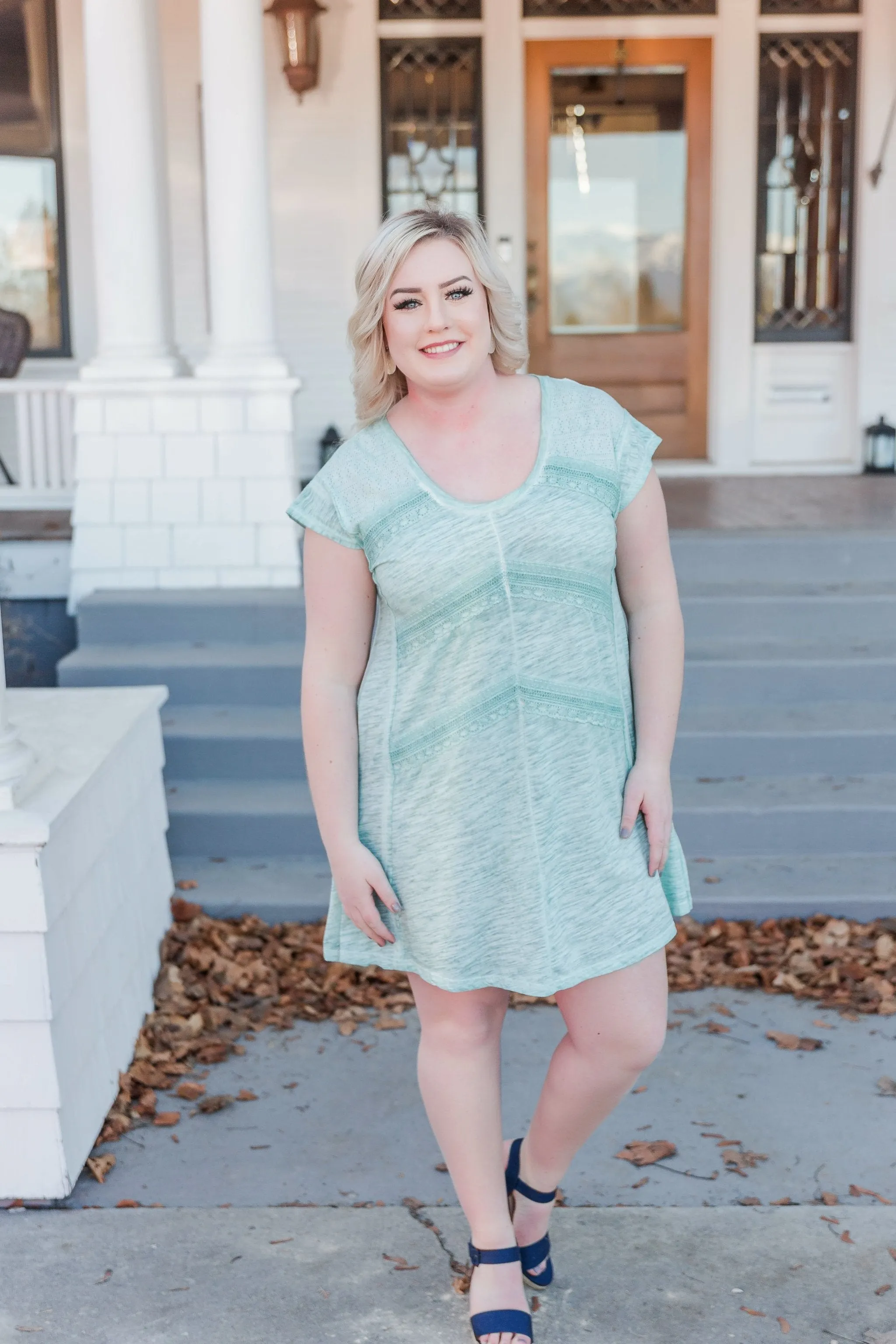 A Little Hint Of Mint Dress