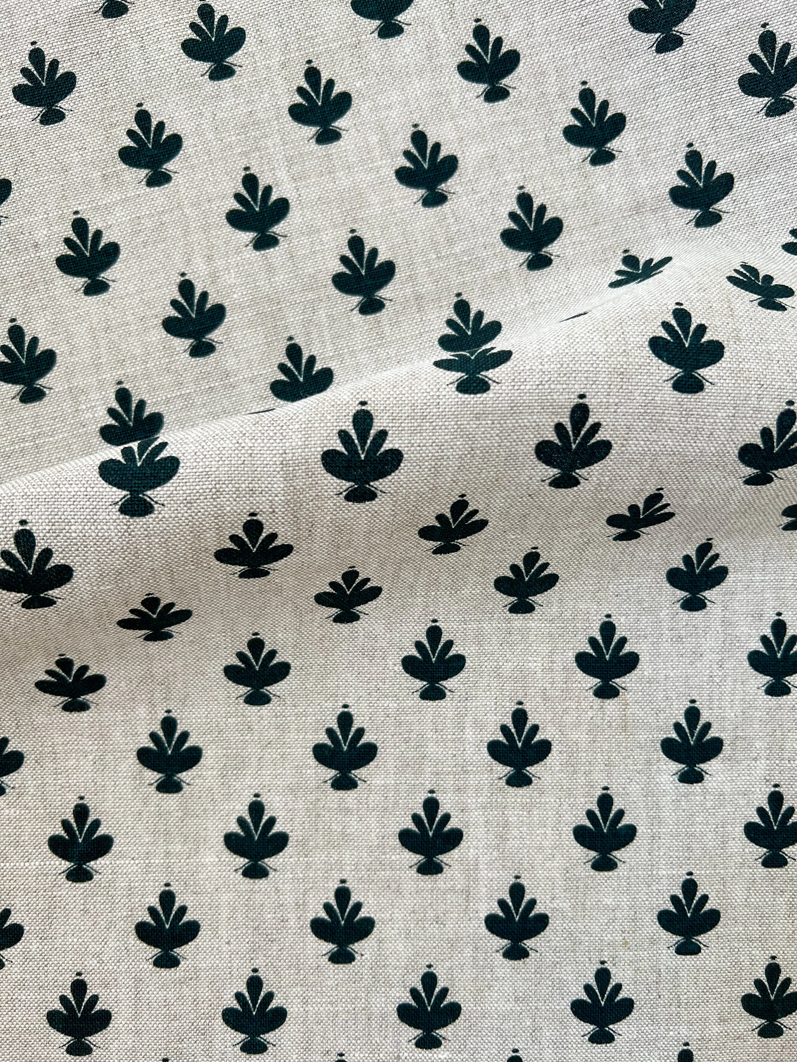Adeline Fabric Dublin on Oatmeal