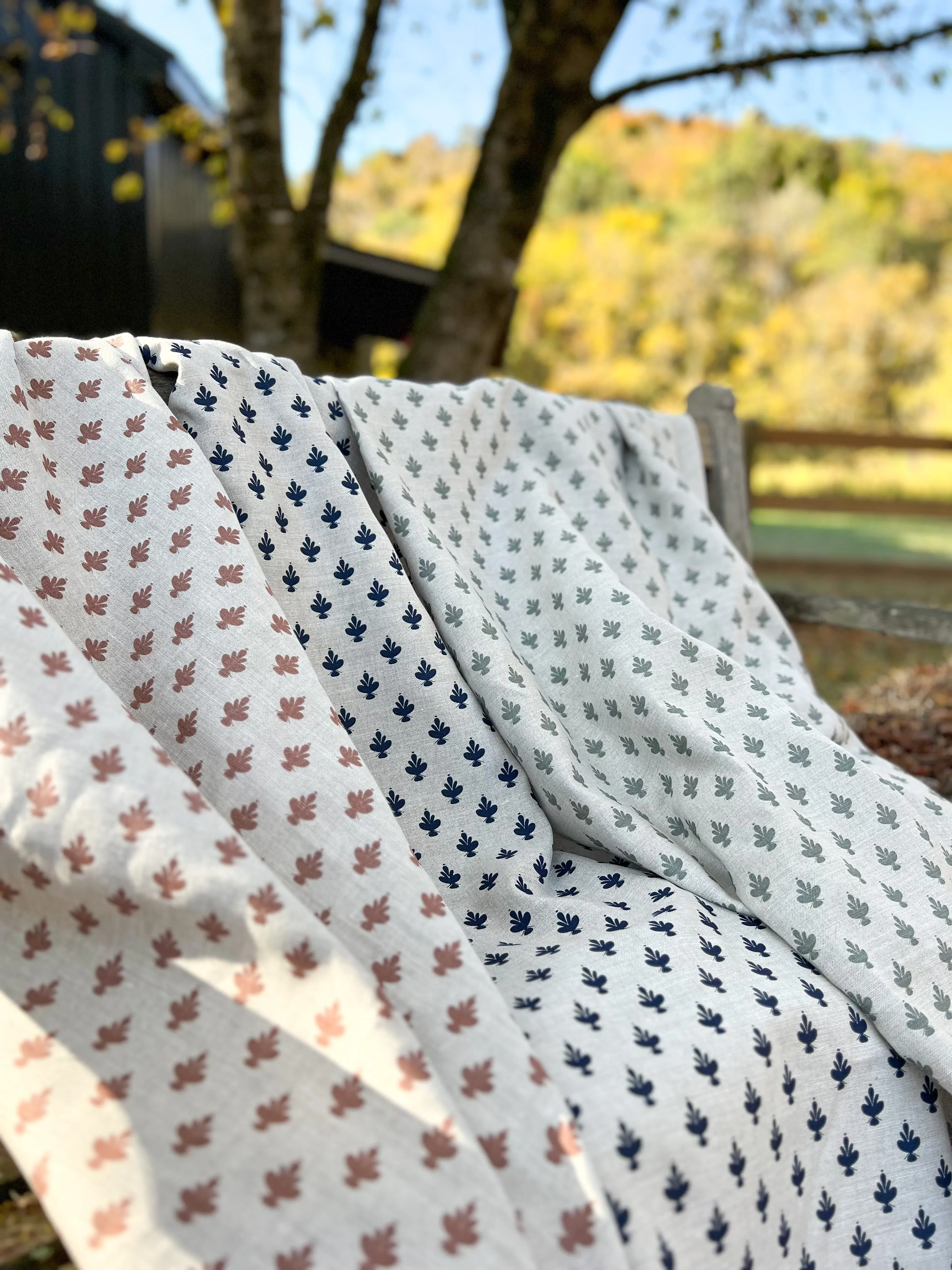 Adeline Fabric Pomm on Oatmeal