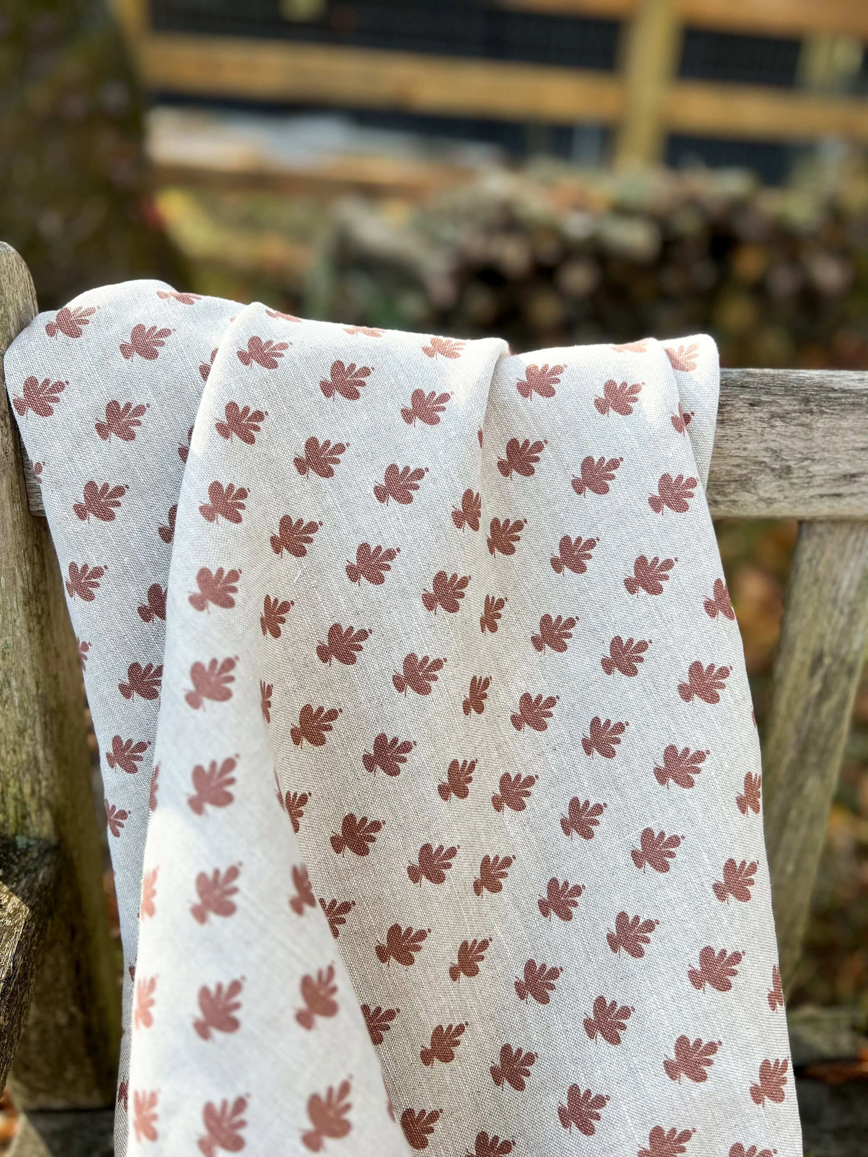 Adeline Fabric Pomm on Oatmeal