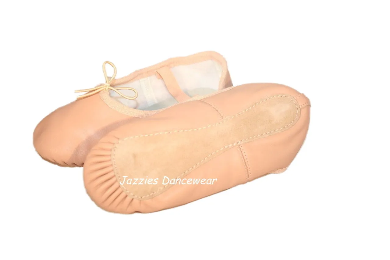 Adult Full Sole Ballet Shoes Flesh (Salmon) or Black