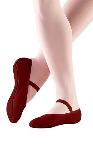 Adult Red Full Sole Leather Ballet