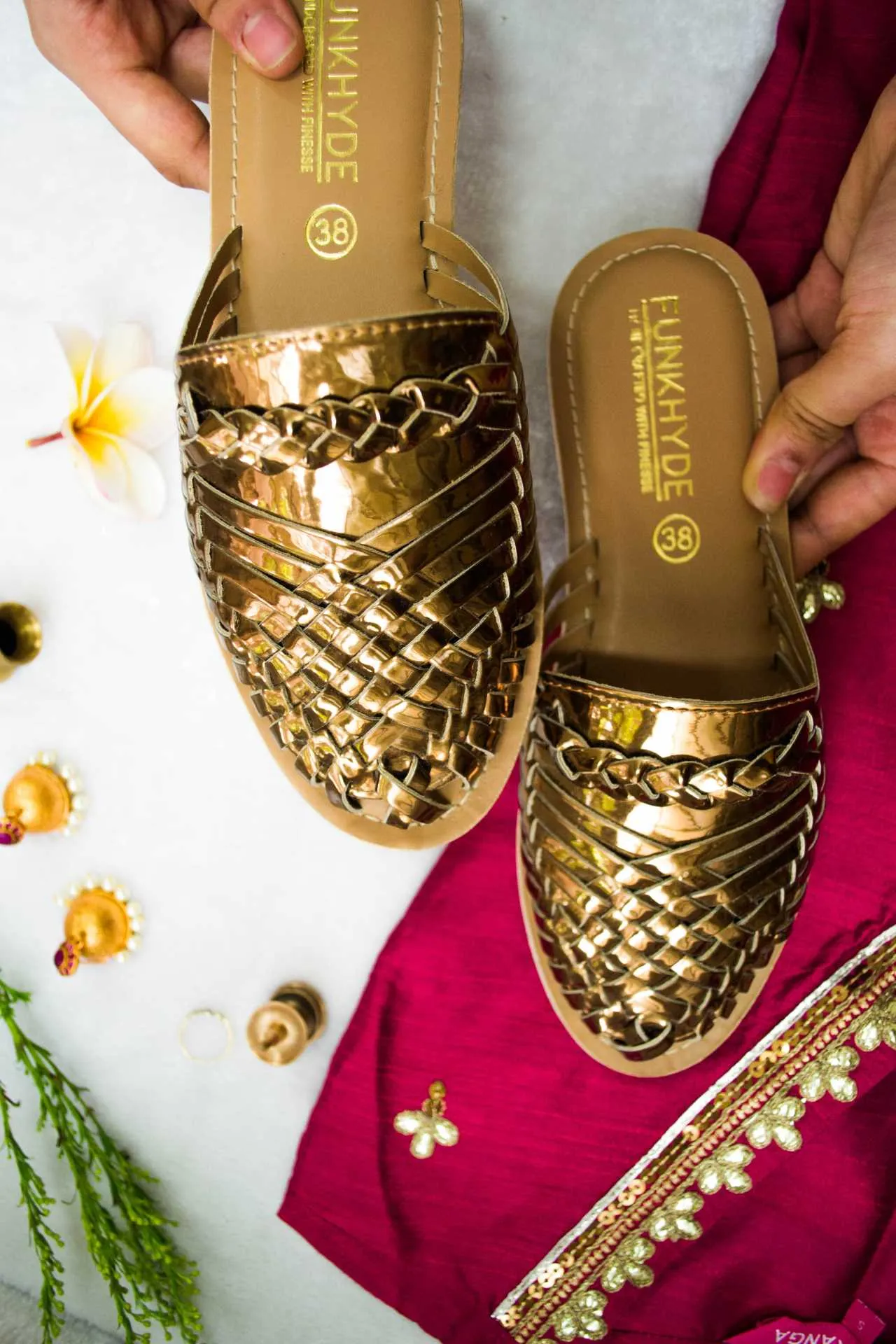 Amurra Antique Huarache Mules