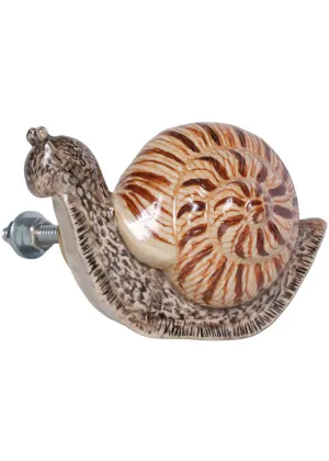 And Mary Natural Snail Doorknob Brown