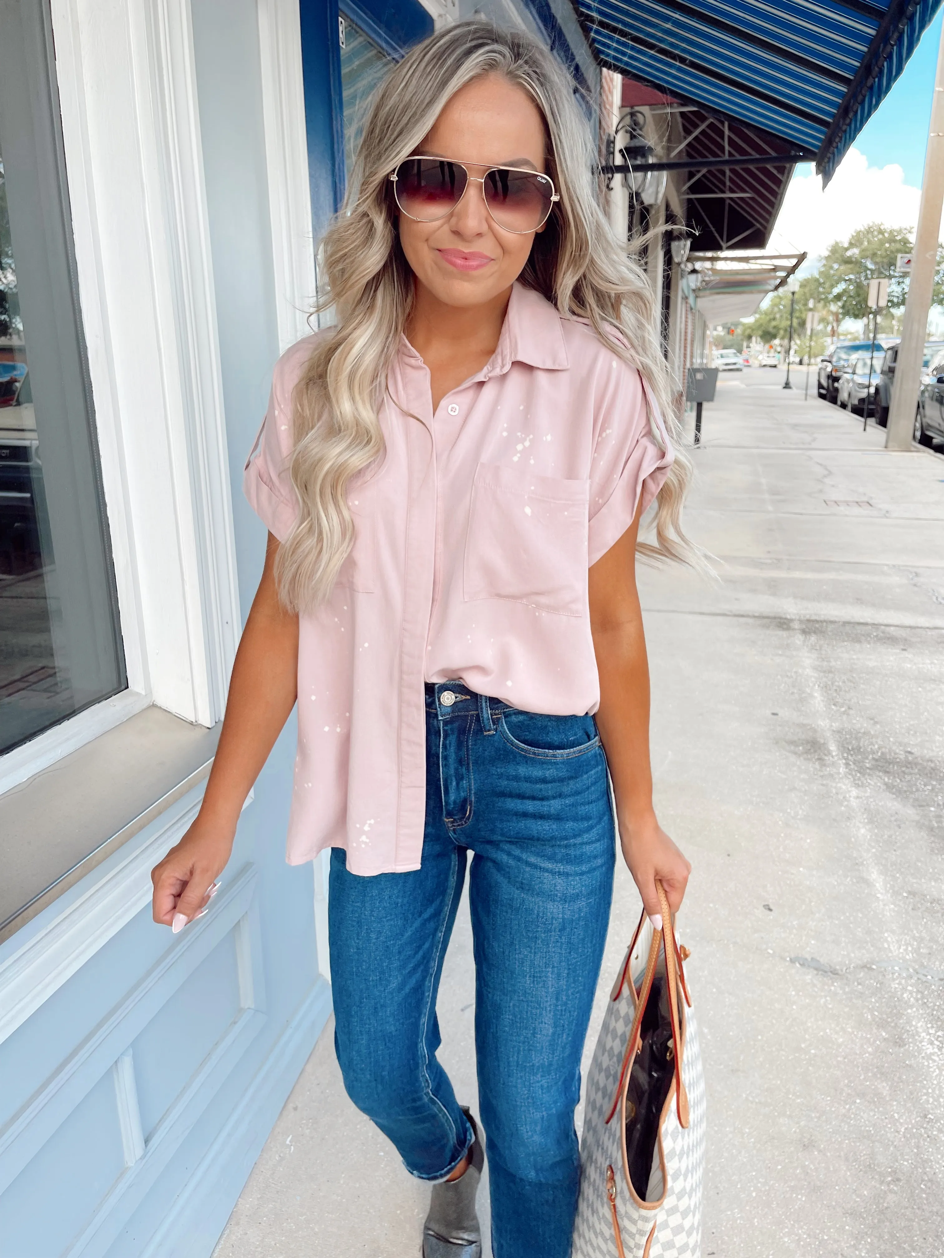 Aspen Button Down Top