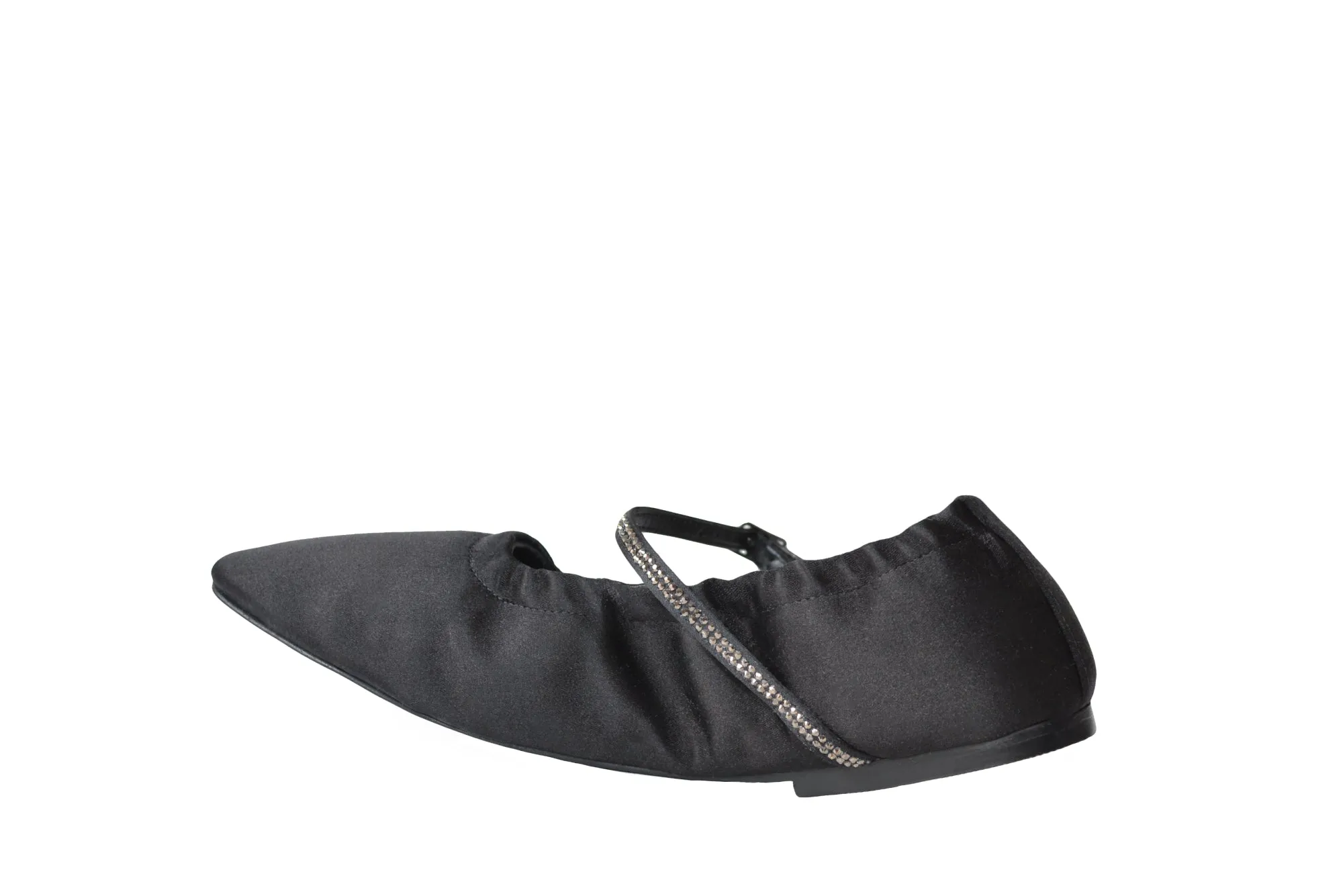 AURORA Black Satin Crystal