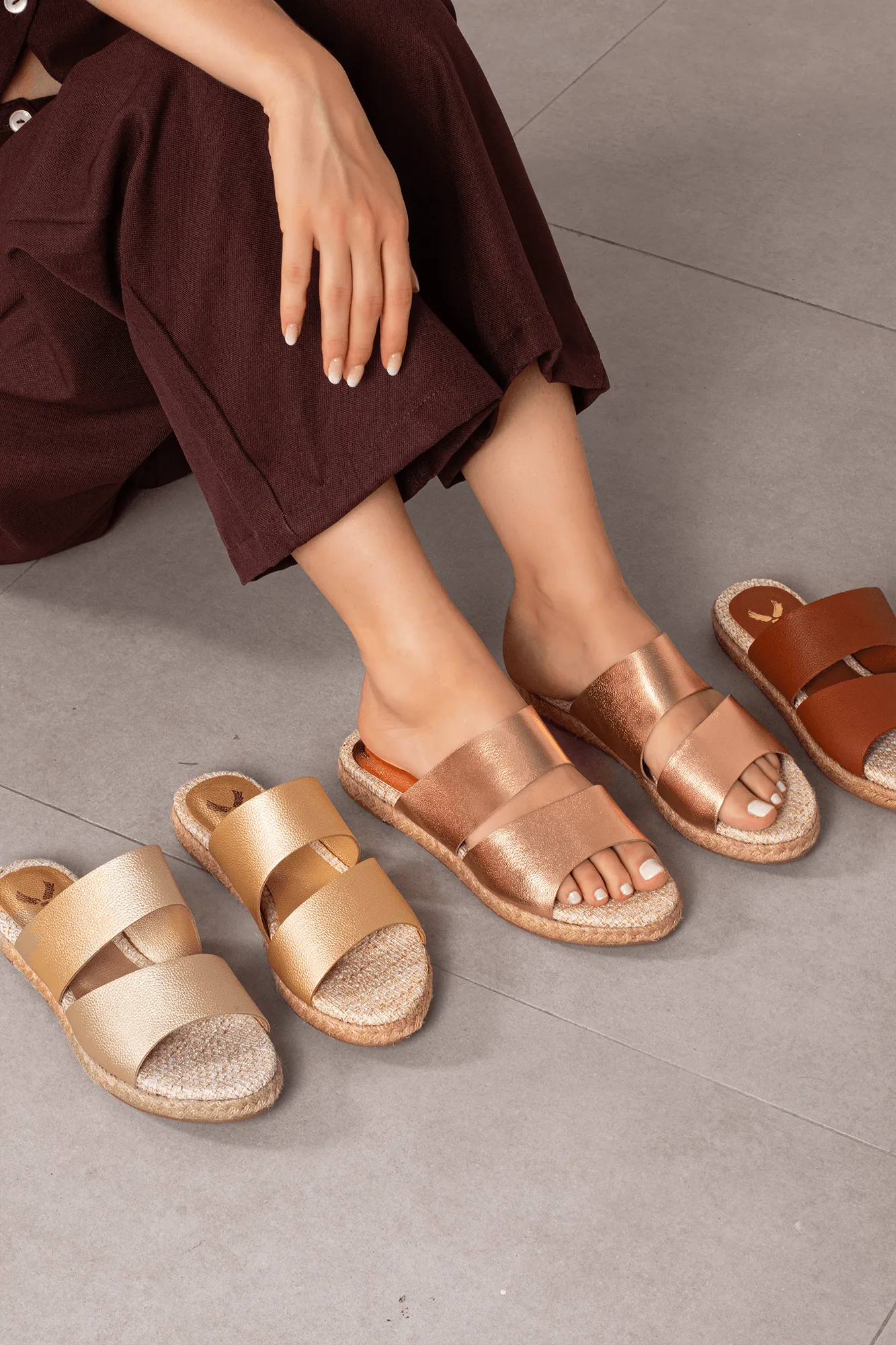 Bali Mules - Gold
