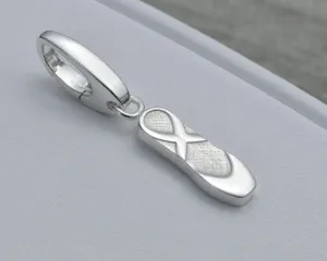 BALLET CHARM IN STERLING SILVER