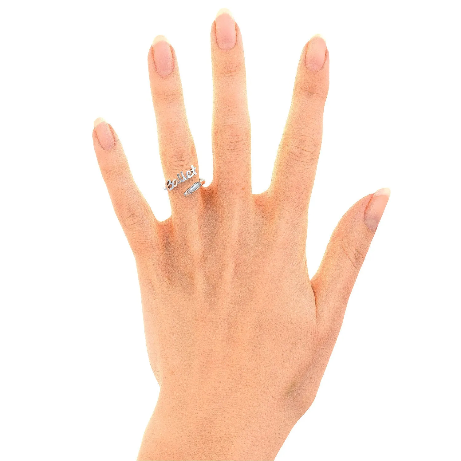 Ballet Pointe Shoe Ring