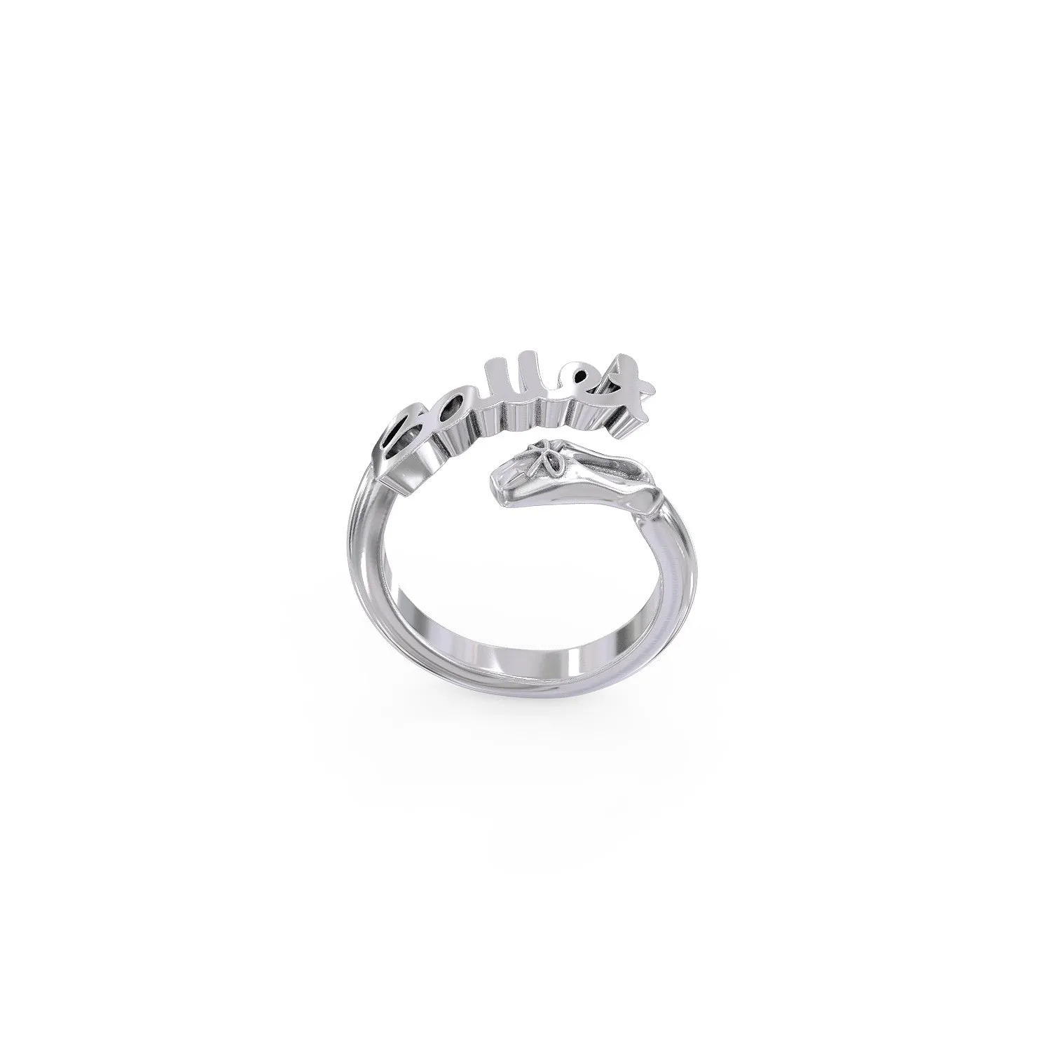 Ballet Pointe Shoe Ring