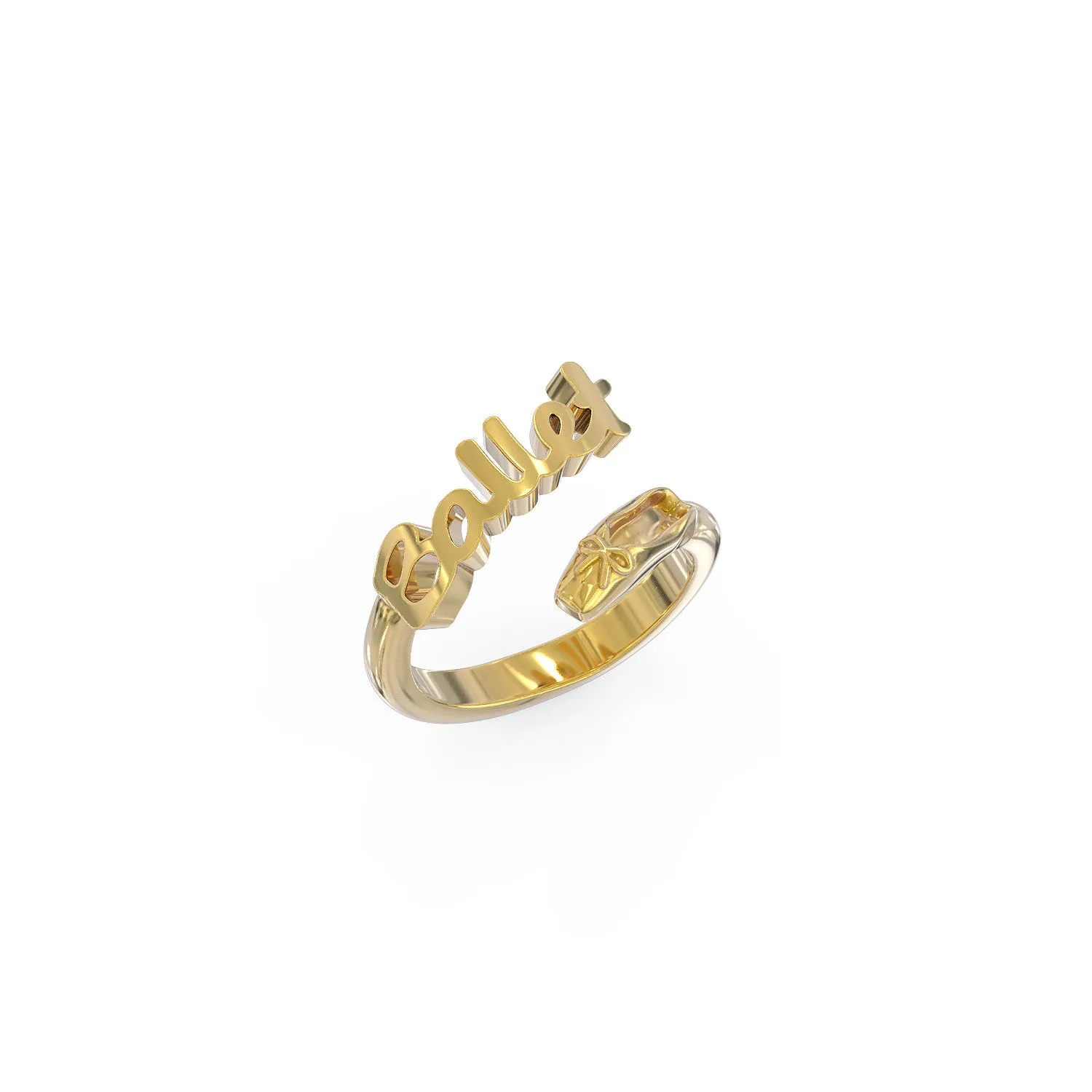 Ballet Pointe Shoe Ring