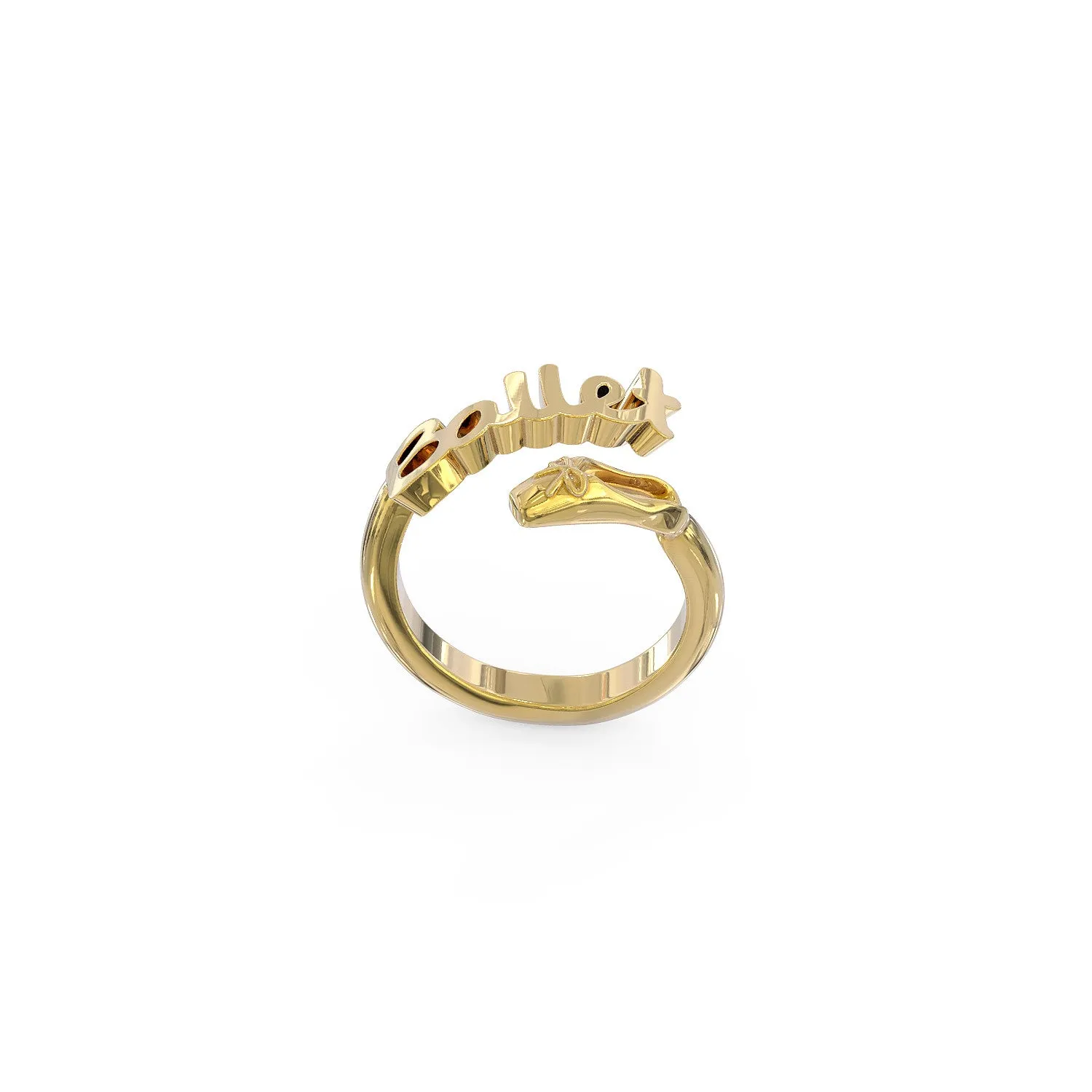 Ballet Pointe Shoe Ring
