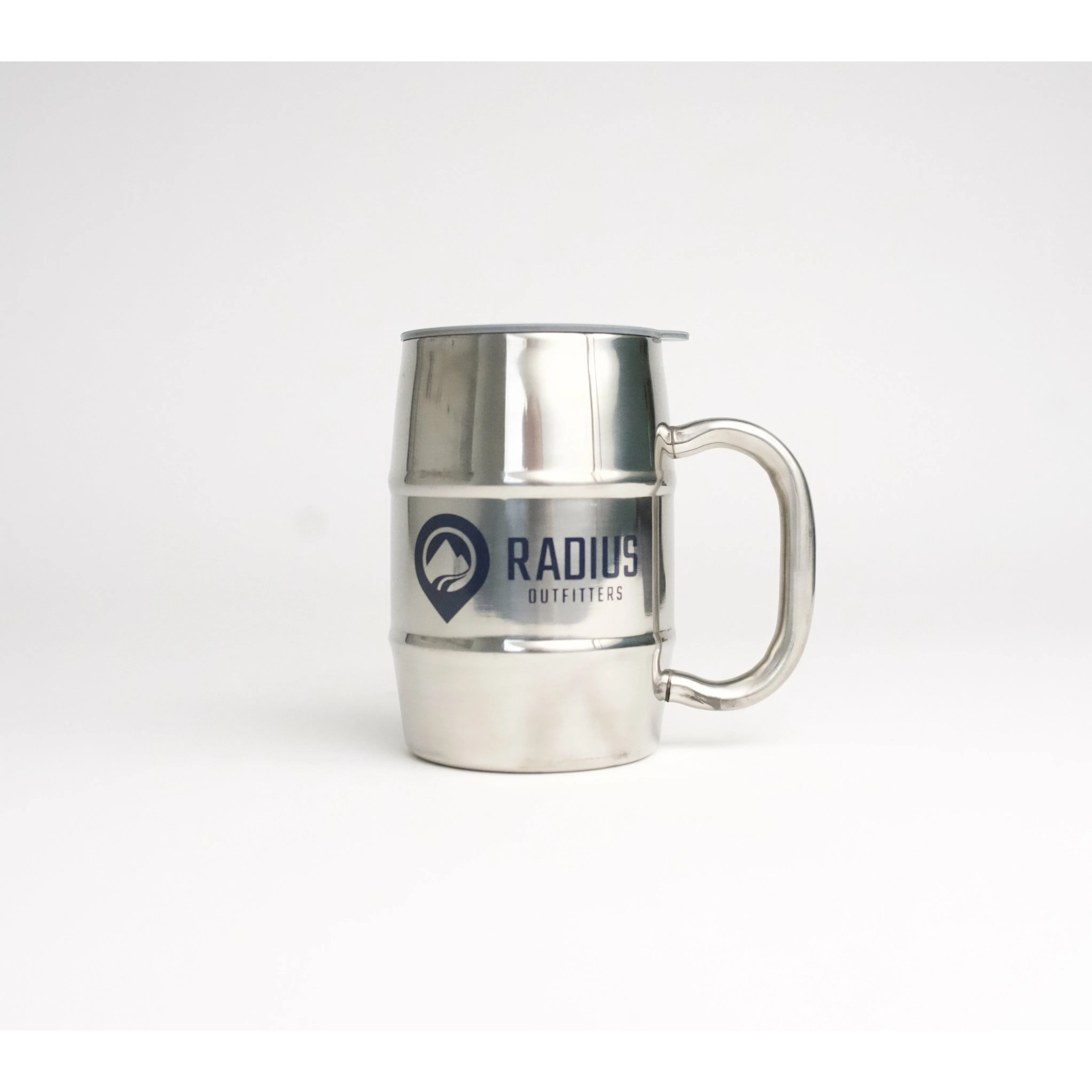 Barrel Mug with Radius Logo - 16 ounce