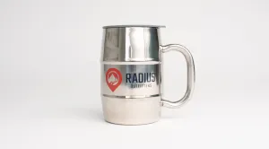 Barrel Mug with Radius Logo - 16 ounce