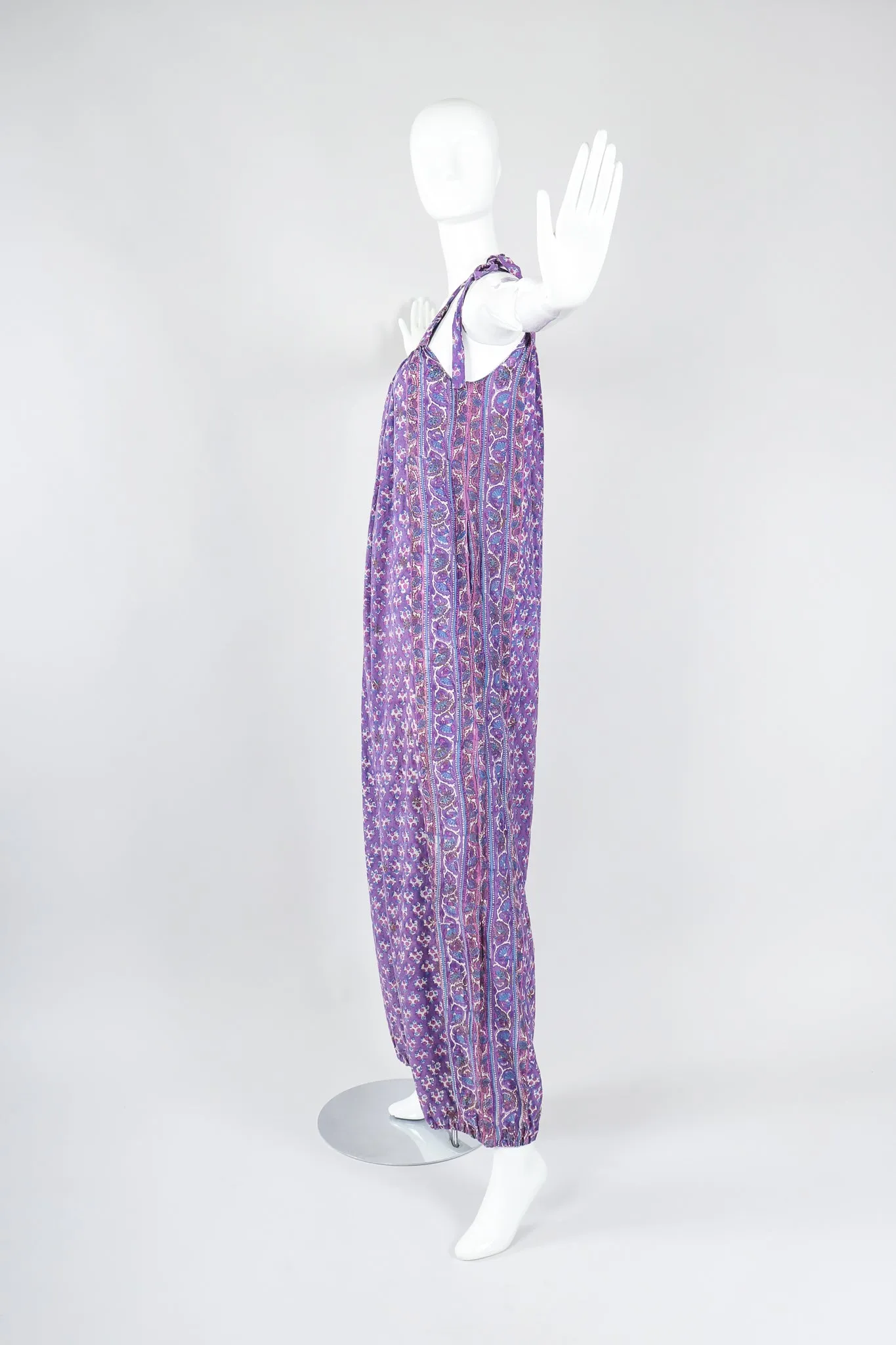 Batik Tie-Strap Jumpsuit