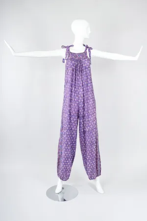 Batik Tie-Strap Jumpsuit