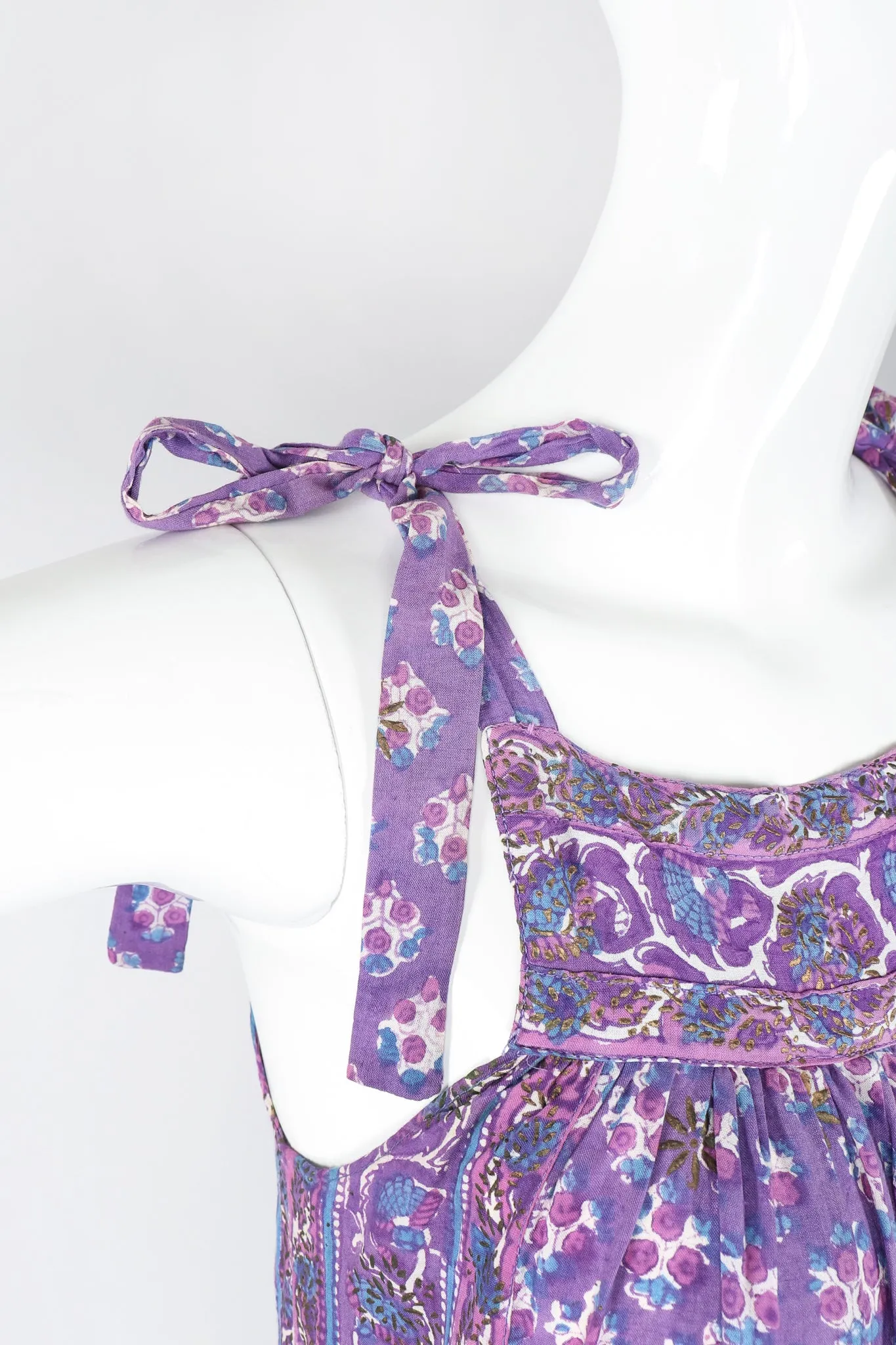 Batik Tie-Strap Jumpsuit