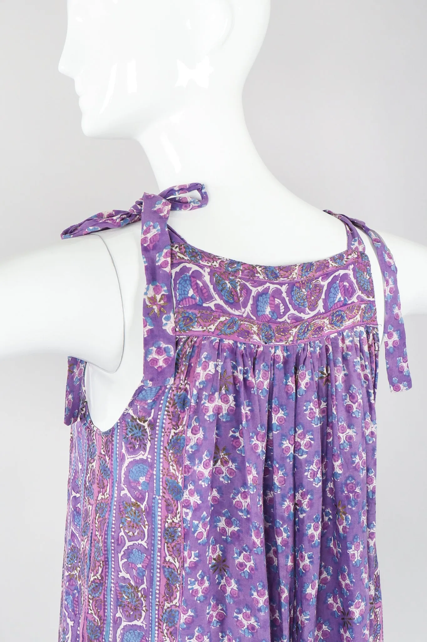 Batik Tie-Strap Jumpsuit