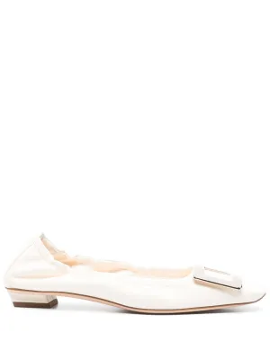 Belle vivier leather ballet flats