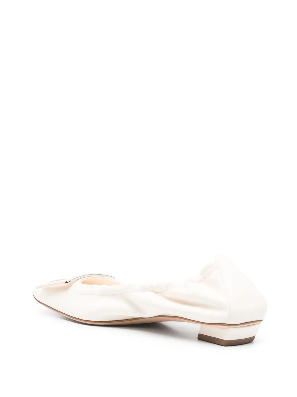 Belle vivier leather ballet flats