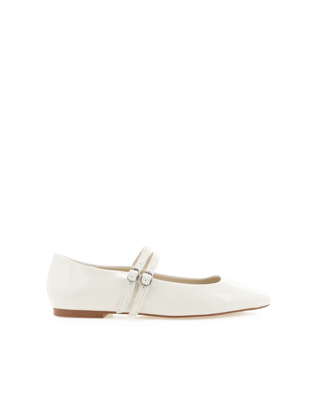 Billini Finnegan Ballet Flat - Bone Patent