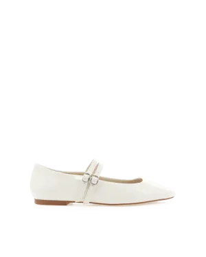 Billini Finnegan Ballet Flat - Bone Patent