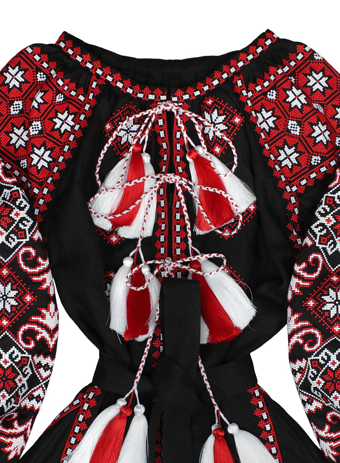Black Boho style Kaftan with wedges