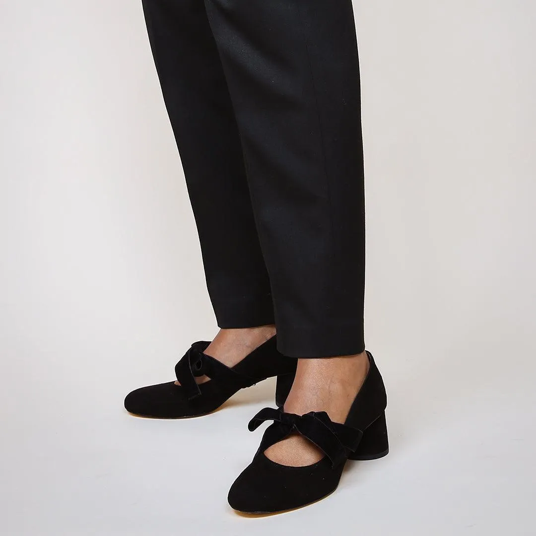 Black Suede Ballet Pump Starter Kit