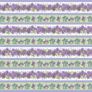 Bloomerang by Henry Glass Fabrics BORDER STRIPE/MULTI