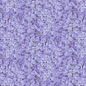 Bloomerang by Henry Glass Fabrics PACKED FLOWERS/PERIWINKLE