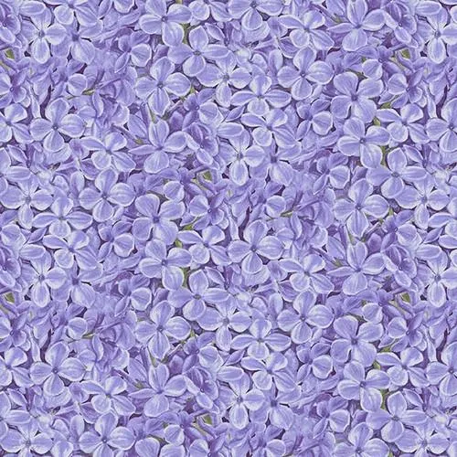 Bloomerang by Henry Glass Fabrics PACKED FLOWERS/PERIWINKLE