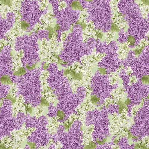 Bloomerang by Henry Glass Fabrics PACKED LILACS/MULTI