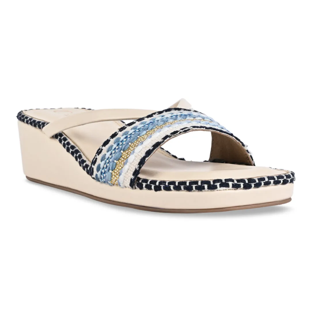 Blue Lace Wedges