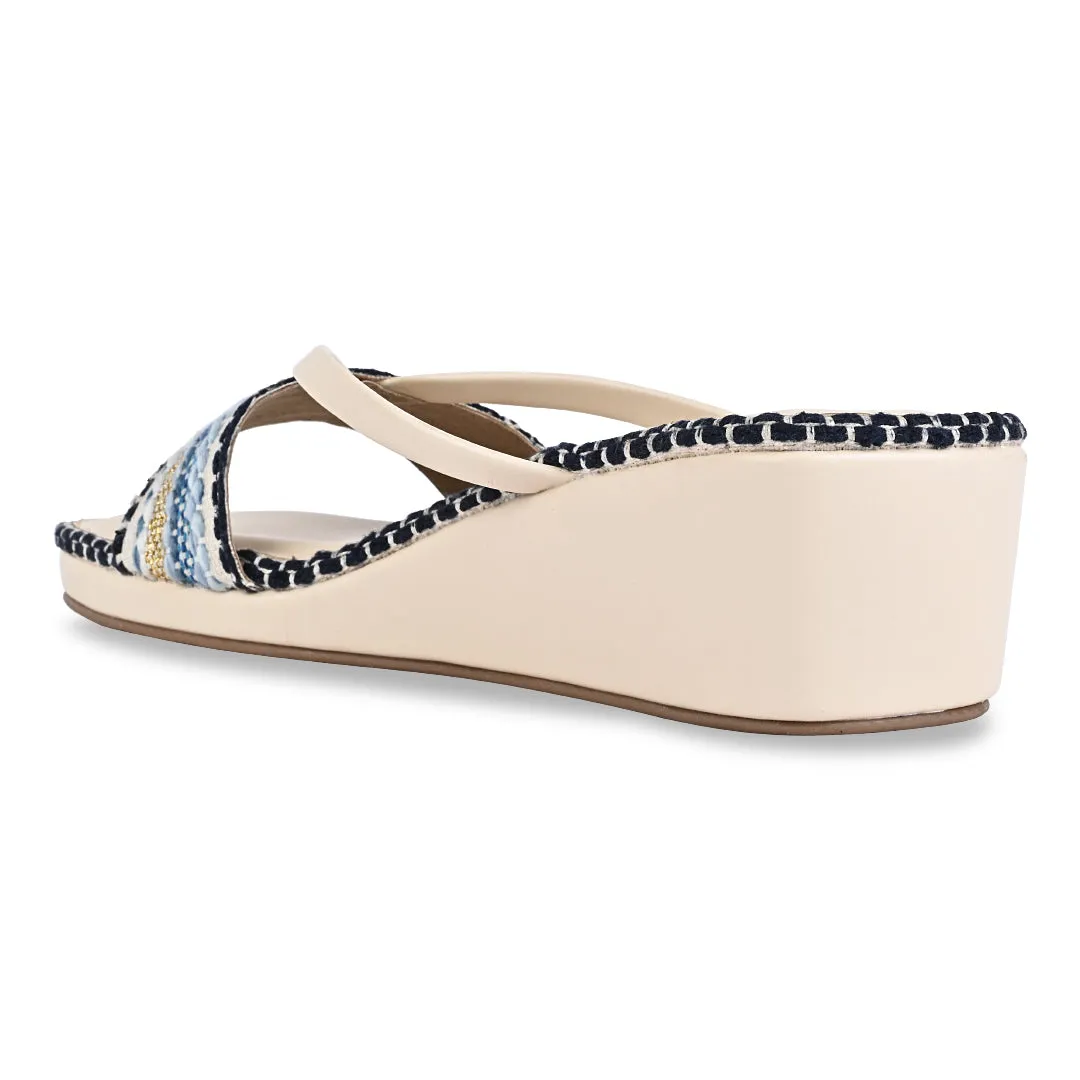 Blue Lace Wedges