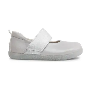 Bobux I Walk Demi Silver Ballerina Pumps