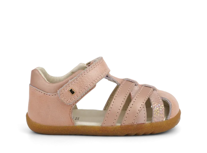 Bobux Step Up Cross Jump - Dusk Pearl   Rose Gold