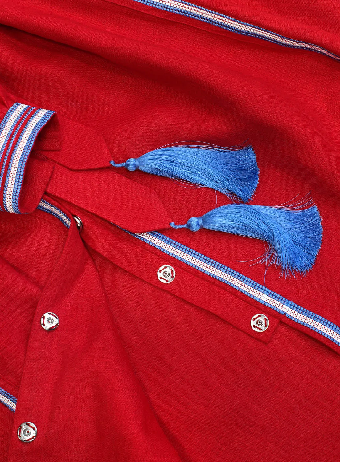 Boho style kaftan with embroidery