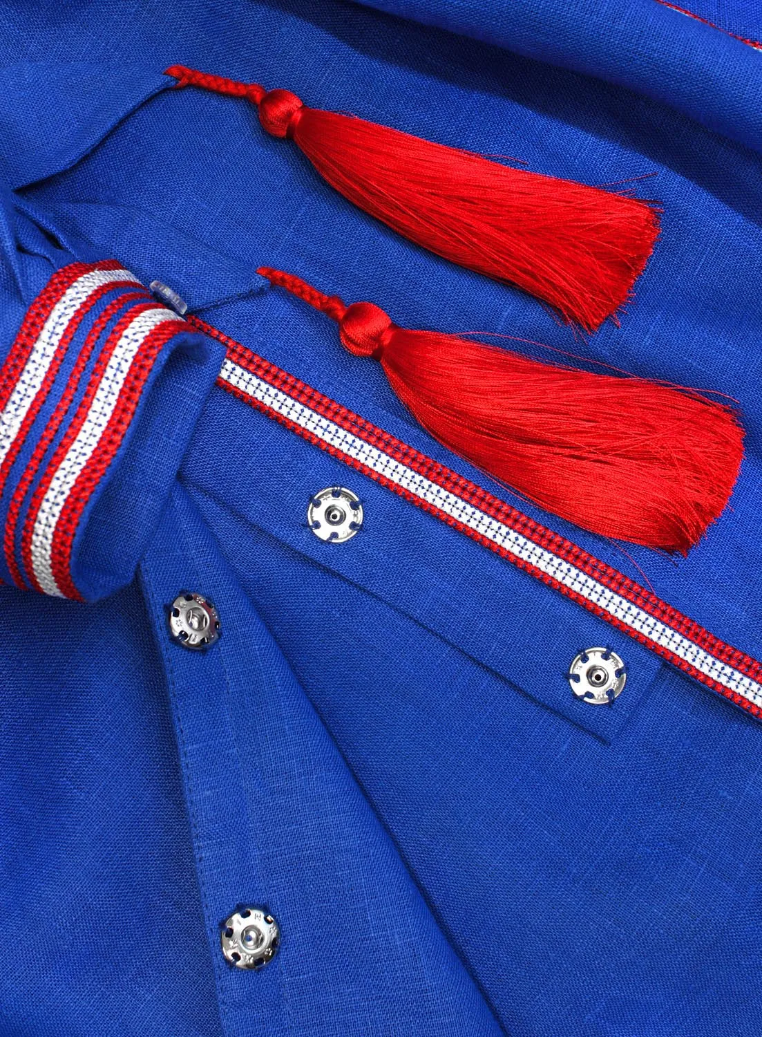 Boho style kaftan with embroidery