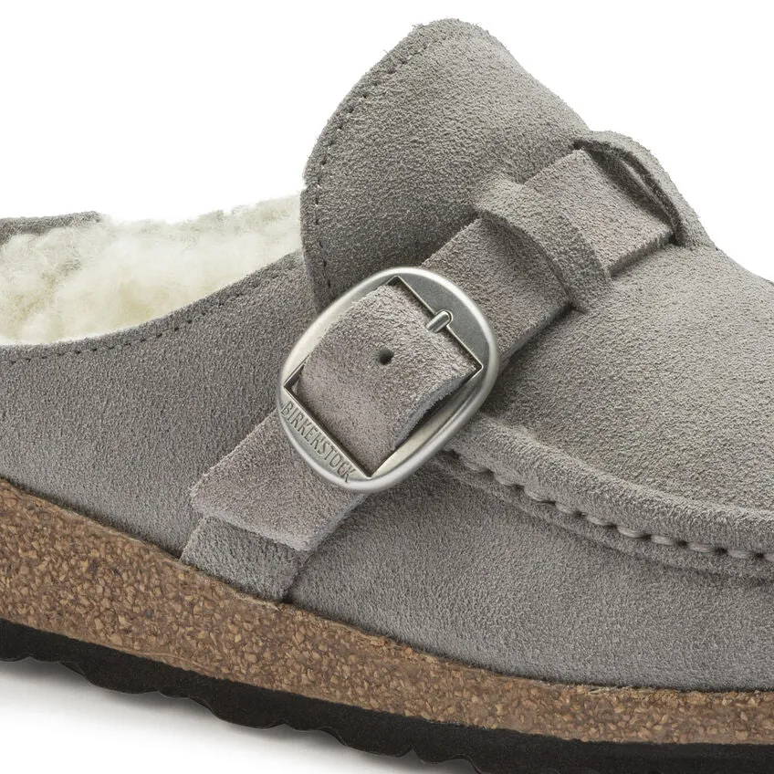 Buckley - Stone Coin Suede Shearling||Buckley - Suède fourrure stone coin