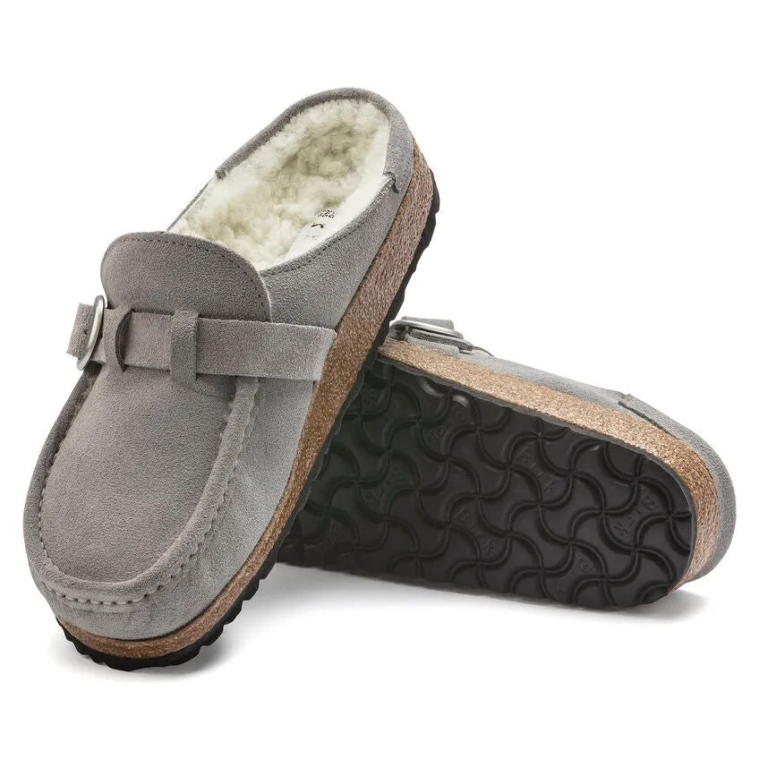 Buckley - Stone Coin Suede Shearling||Buckley - Suède fourrure stone coin